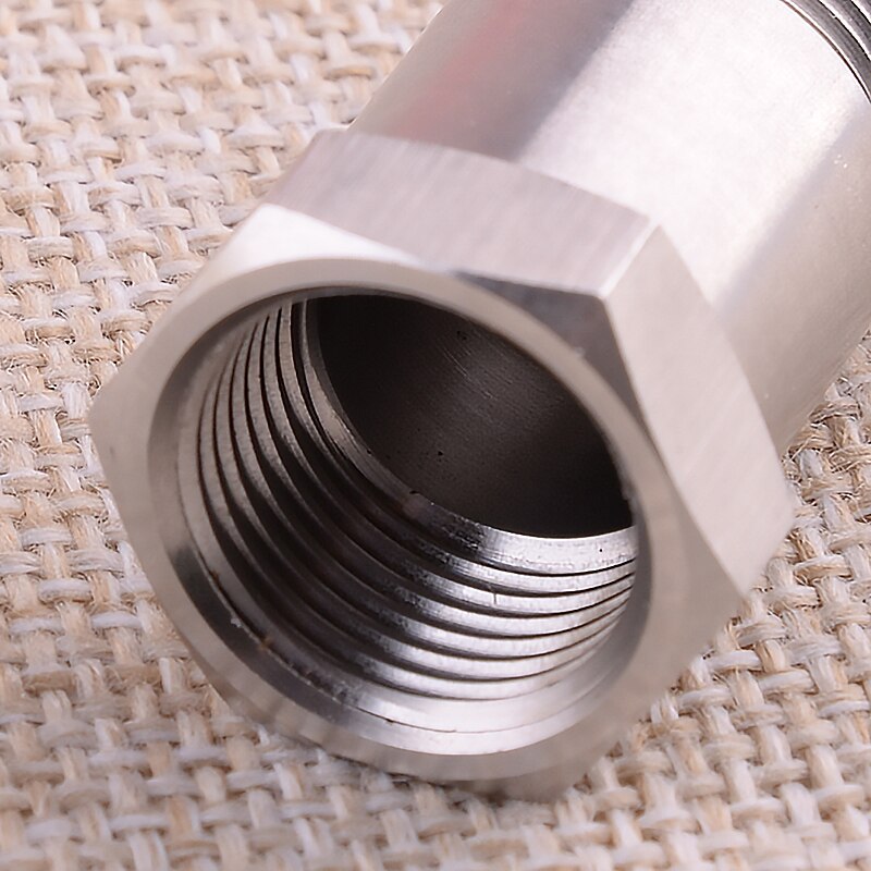 Car Metal Silver CEL Fix Check Engine Light Eliminator Adapter Oxygen O2 Sensor Fit for All M18X1.50 Speci Vehicle