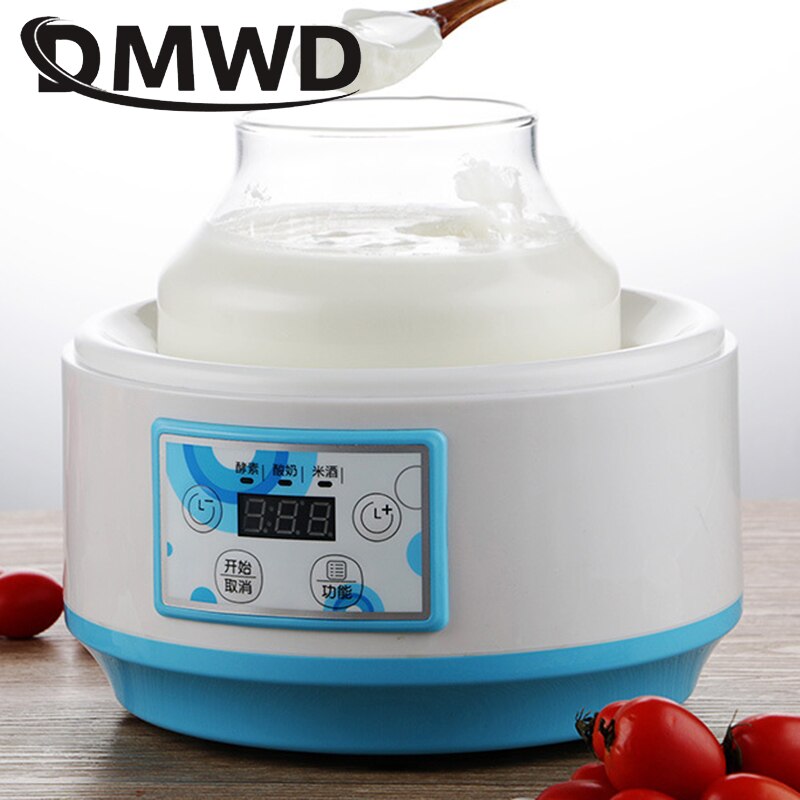 Elektrische Yoghurt Machine Draagbare Yoghurt Maker Mini Yoghurt Maker Keuken Reizen voor Outdoor (Groen