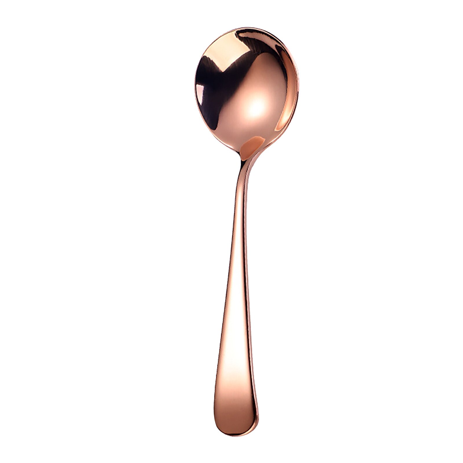 6.2 pouces coloré en acier inoxydable café cuillère longue poignée thé cuillères cuisine chaude boire couverts riz Scoop # Y: D