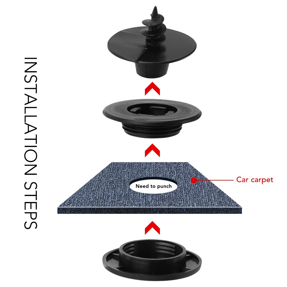 Car Floor Mat Clips Carpet Fixed Clamp Auto Accessories for chevrolet cruze for fiat 500 for ford focus volvo for nissan qashqai