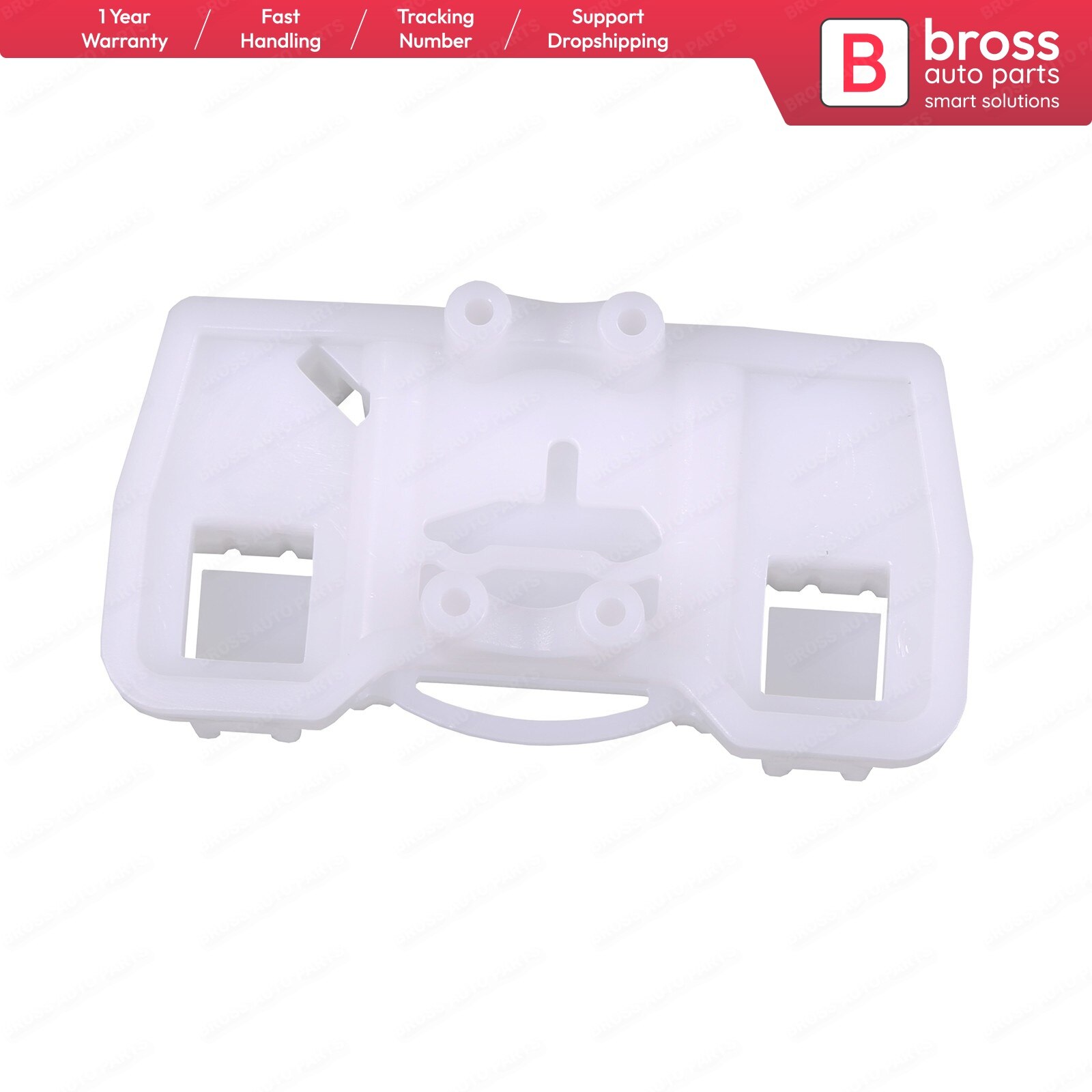 Bross Auto Parts BWR372 Power Window Regulator Clip Front Right for Land Rover Freelander VW Sharan Seat Alhambra, ford Galaxy