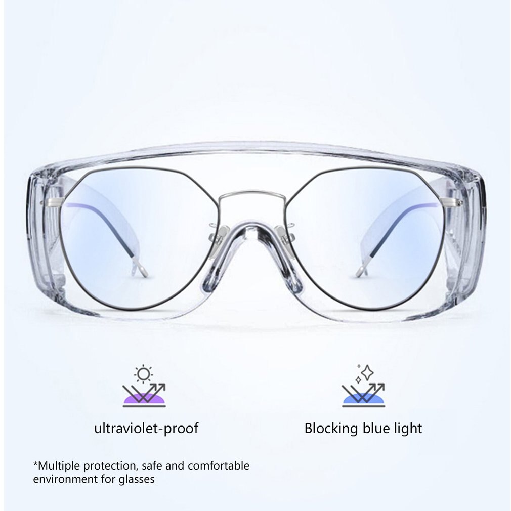 Transparent Goggles Protective Glasses Anti-fog Anti-ultraviolet Isolation Glasses Lab Anti Fog Adjustable Eyewear