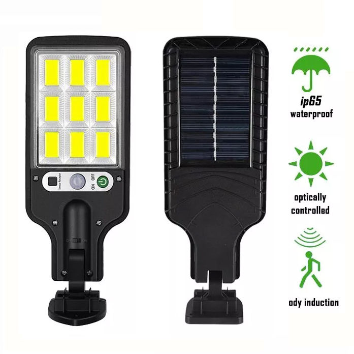 Straatverlichting op zonne-energie Buiten Waterdicht Menselijk lichaam Sensing Binnenplaats Tuinmuur Huishoudelijke verlichting Landelijke wegverlichting Wandlampen: Cold White