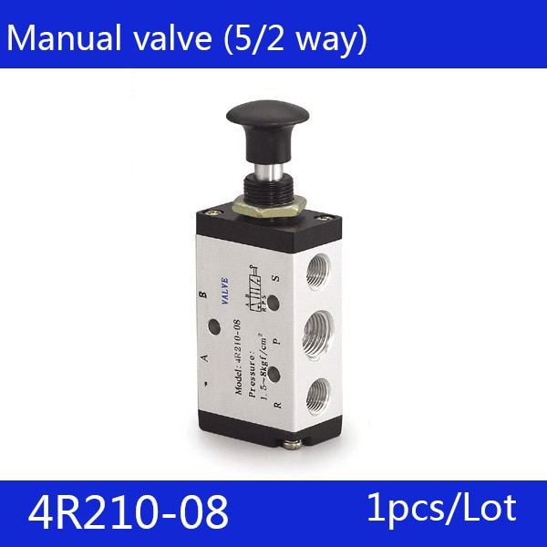 1/4 " 2 posisjon 5 havn luft manuelle ventiler 4 r 210-08 pneumatisk reguleringsventil