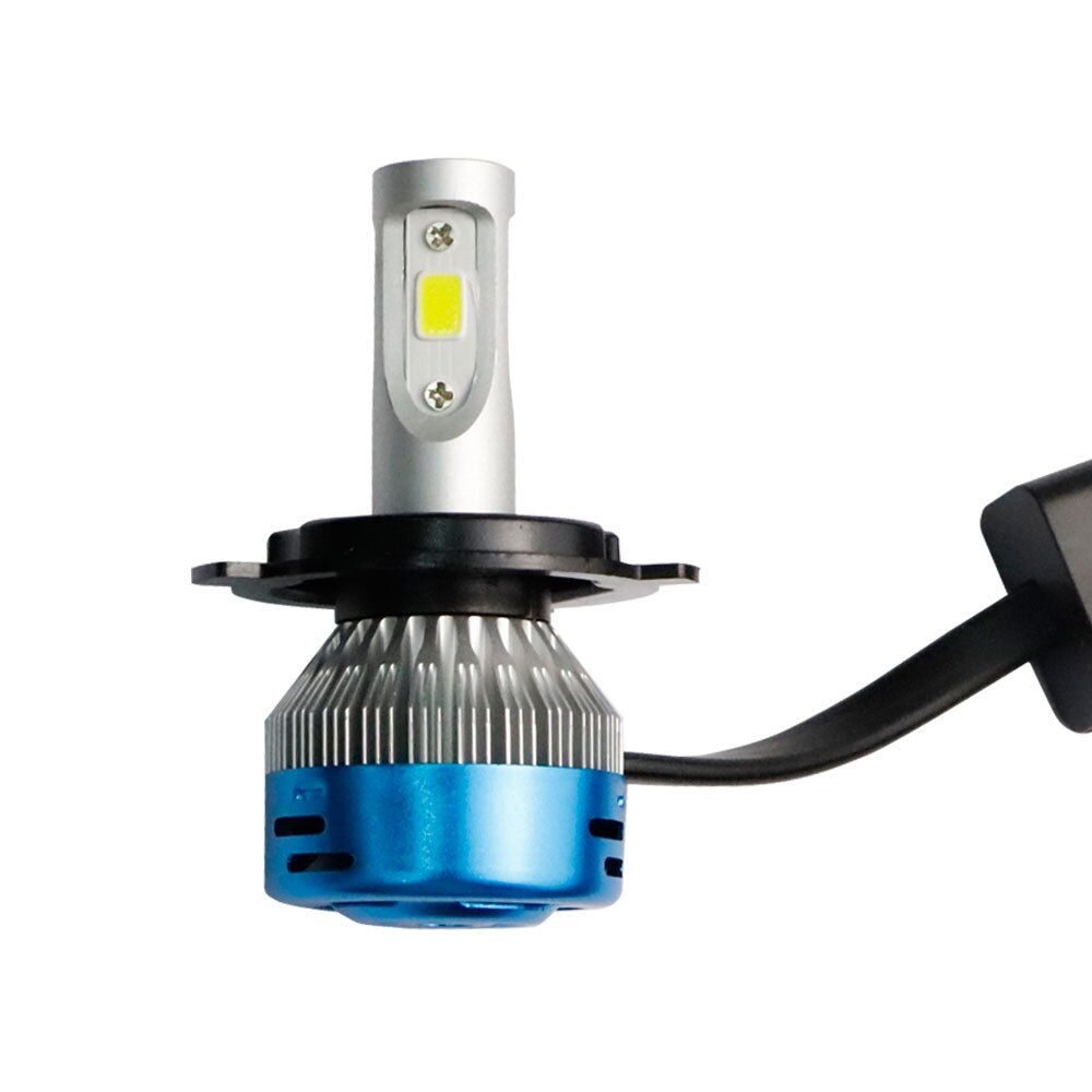 1 Set Motorfiets LED Koplamp H4 LED Lamp 3 COB Chips LED H4 HS1 PH7 H6 BA20D Lamp 40 W 4000Lm Super Bright AC DC 12-80 V