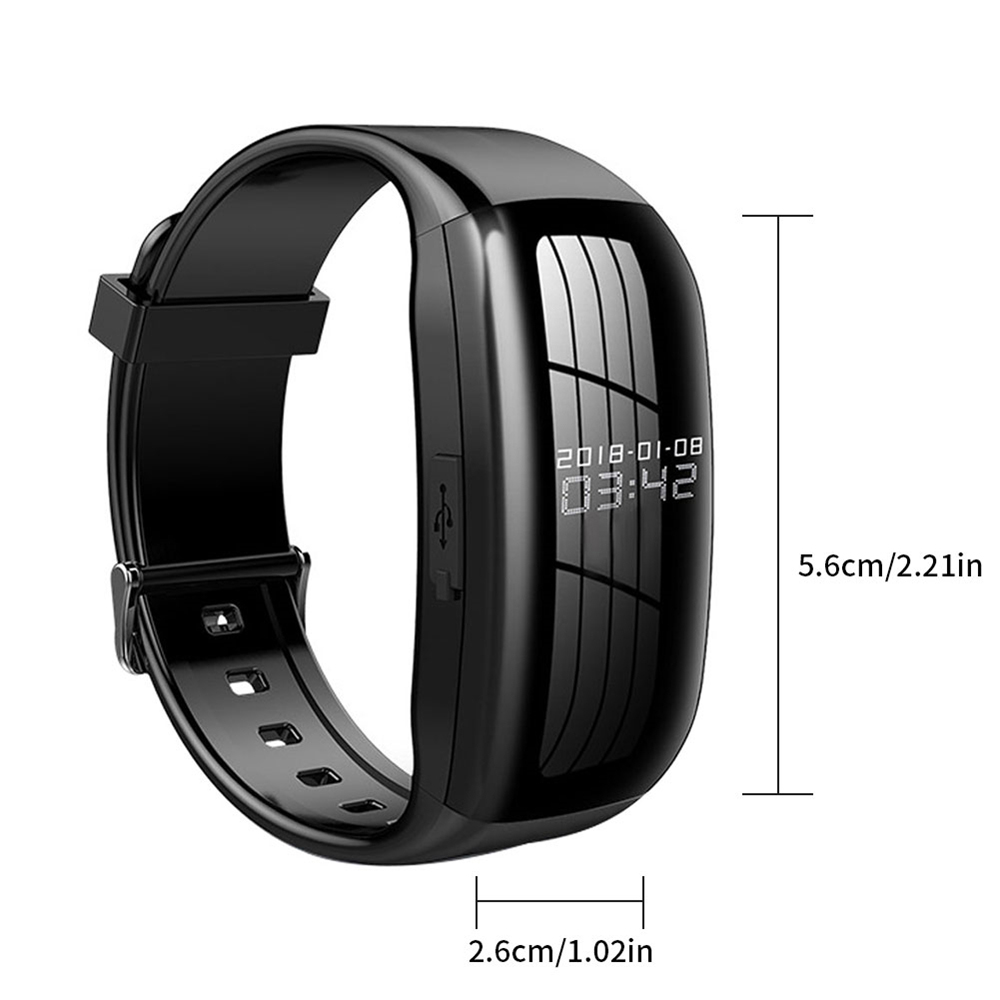 8-256GB Video Mini Camera Horloge Audio Voice Recorder Armband USB Flash Driver Dictafoon Lawaai verminderen geluidsopname polsband