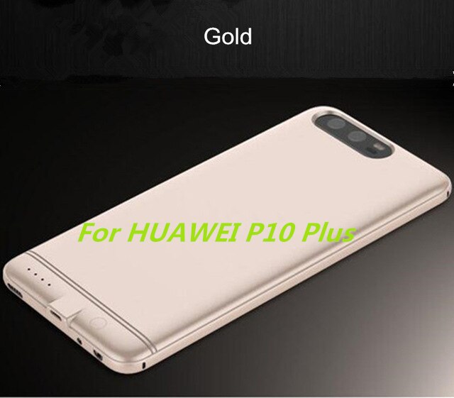 6000mAh Power Bank Cover For Huawei P9/P10 Portable Battery Charger For Huawei P9 Plus Backup Battery Case For Huawei P10 Plus: Gold For P10 Plus