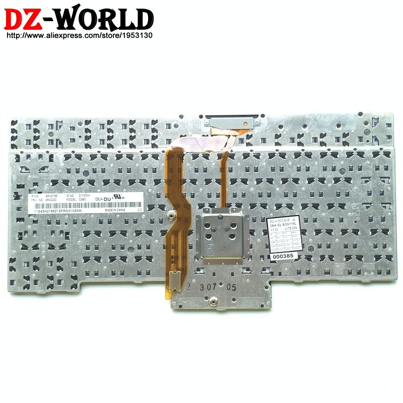 NL Países Bajos holandés Teclado para Lenovo Thinkpad T410 T420 T410S T420S X220 X220i T510 que T520 W510 W520 Teclado 45N2230