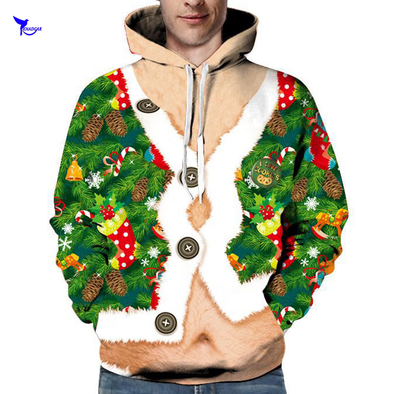 Weihnachten 3D Gedruckt Parkour Hoodies Männer/Frauen Herbst Mit Kapuze Streetwear zur Seite fahren Skateboard Sportbekleidung Sweatshirts Kleidung