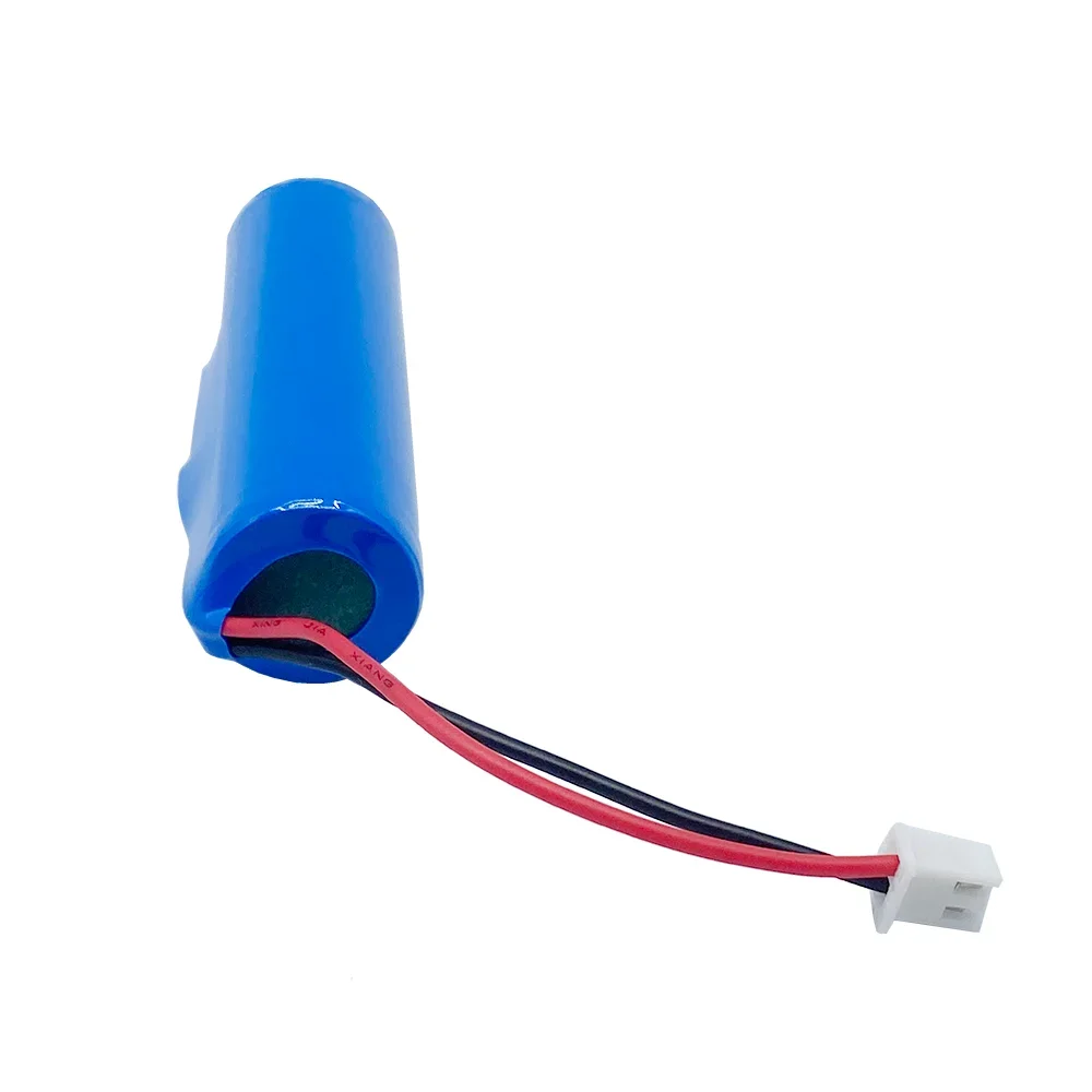 Bateria recarregável de íon de lítio 3.7V para transporte aéreo, 3800mAh, 18650, com soquete de reposição, iluminação de emergência fios xx2.54