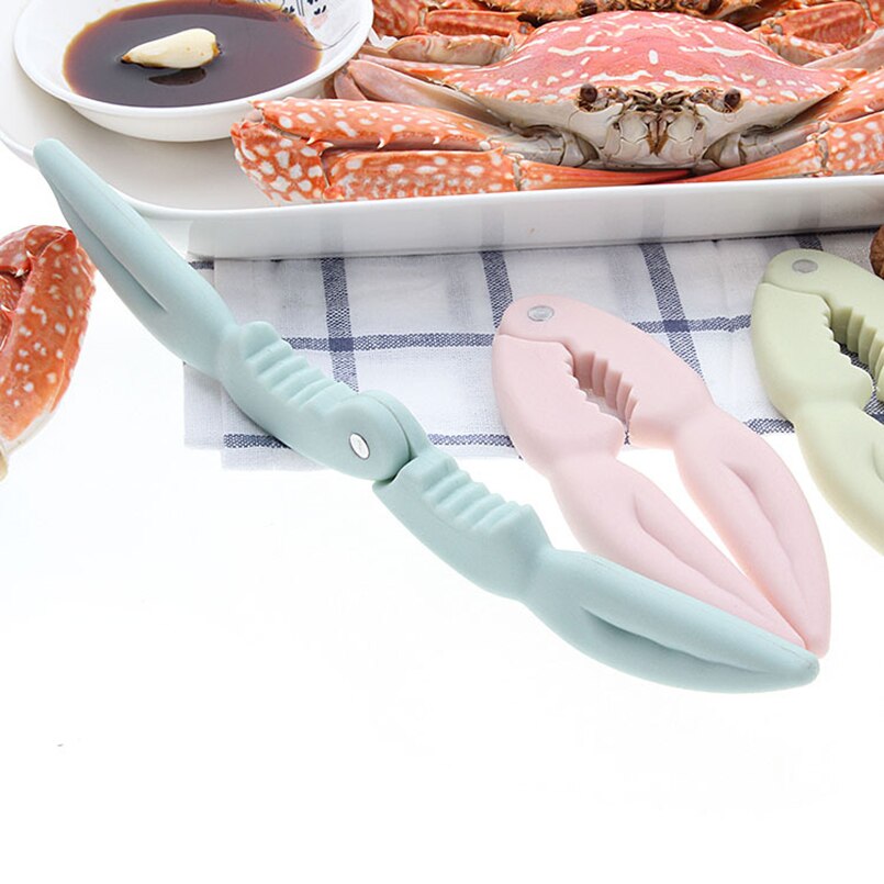 Pinzas para garra de cangrejo, utensilio de plástico para mariscos, utensilio para comer cangrejo, nueces, Cascanueces, 1 unidad