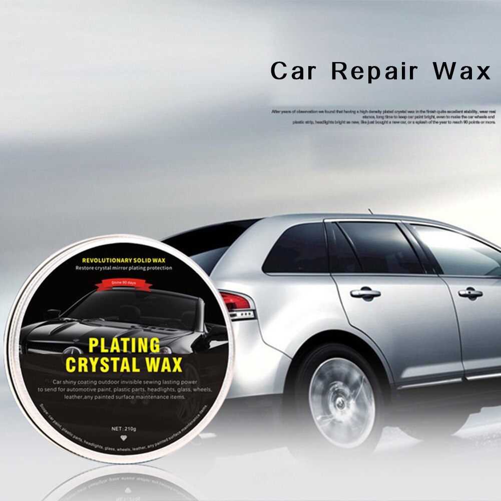 210g Scratch Repair And Maintenance Wax Repair Car Paint Gloss Carnauba Wax Universal Car Wax Plating Crystal Wax