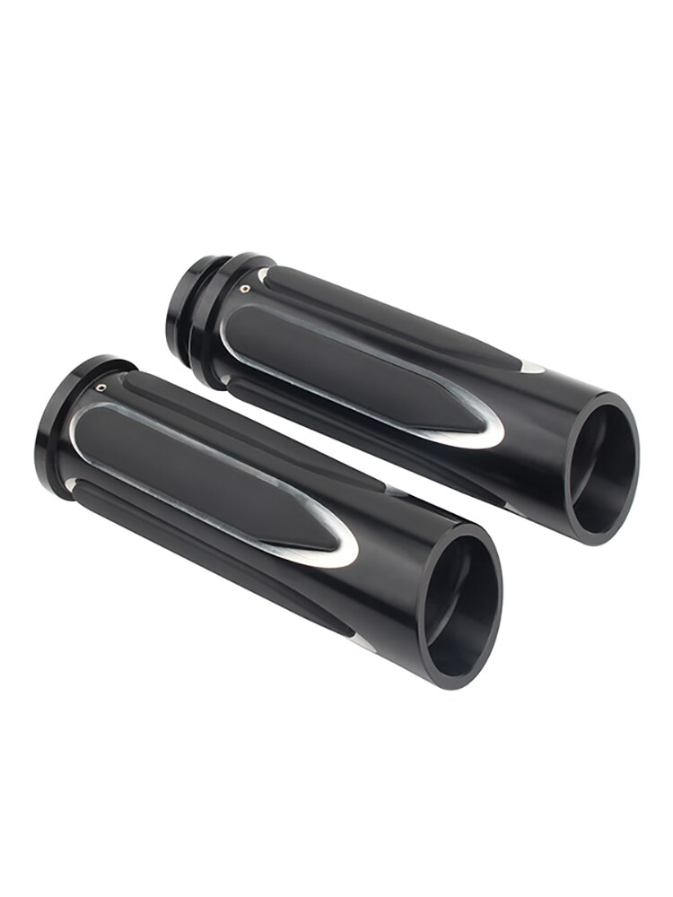 Poignées de moto, 1 pouce 25mm, électronique, poignée d&#39;accélérateur, CNC pour Harley Touring Electra Glide Softail Slim: D
