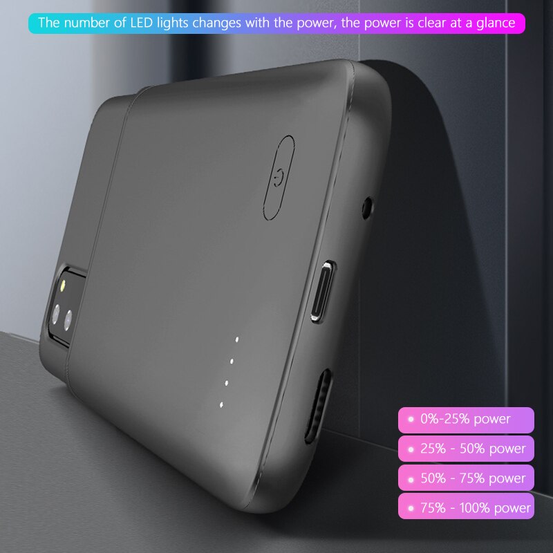 Funda de cargador de batería para Samsung Galaxy S20 S20 + S20 Ultra S10 S10E S10 Plus, funda de carga para Powerbank, funda de batería de respaldo