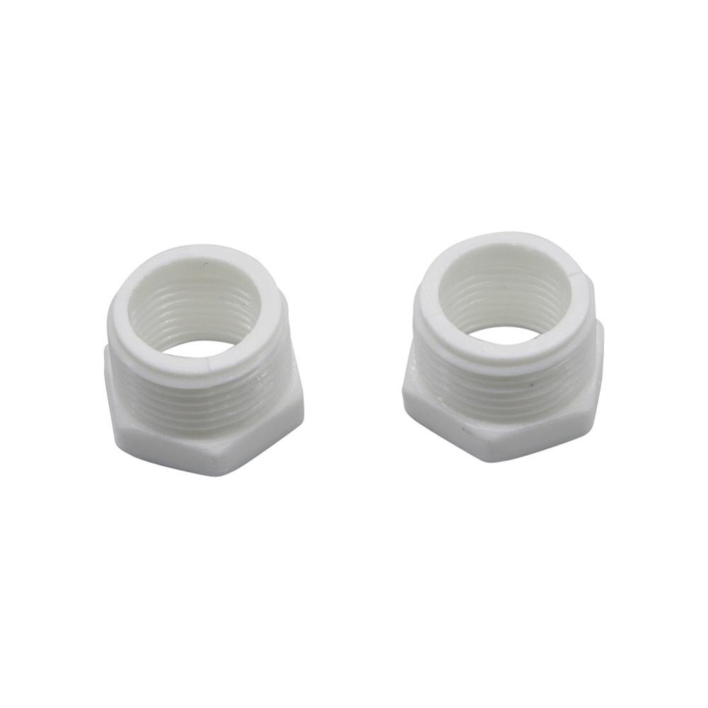 Plastic Hose Fittings Hex Reducer Bushing 1/2" Female thread to 3/4" Male thread Connector BSPT Thread Conversion Connector 1Pc