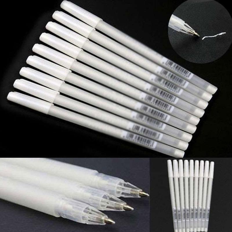 Black Card Hand-painted Highlighter White Marker White Marker Pen Art Drawing Pens Graphic Supplies Micro Markers Pigment W4O5