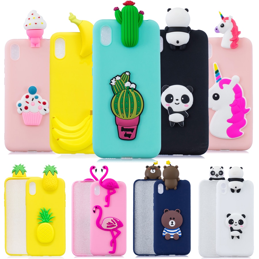 Funda de silicona para Huawei Y5 funda para Y5 ) Coque Huawei Y5 funda trasera Huawei Honor 8S 3D Panda TPU funda blanda