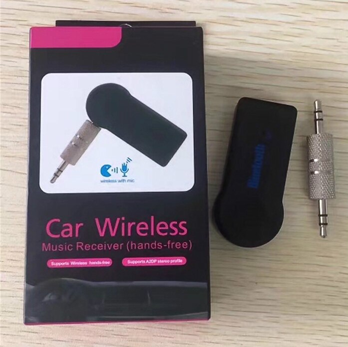 Bluetooth AUX Audio- 3,5mm Klinke Bluetooth Musik Empfänger Auto Bausatz Drahtlose Lautsprecher Kopfhörer Adapter Hände Frei Bluetooth Auto