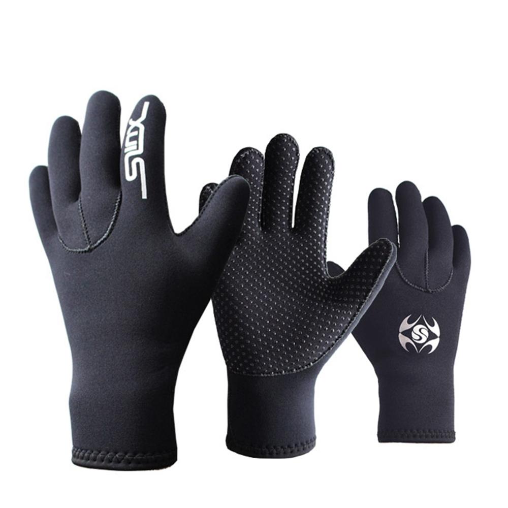 Snorkeling Swimming Surfing Diving Gloves Wetsuits Five Finger Gloves 3MM Anti Slip Flexible Thermal Material