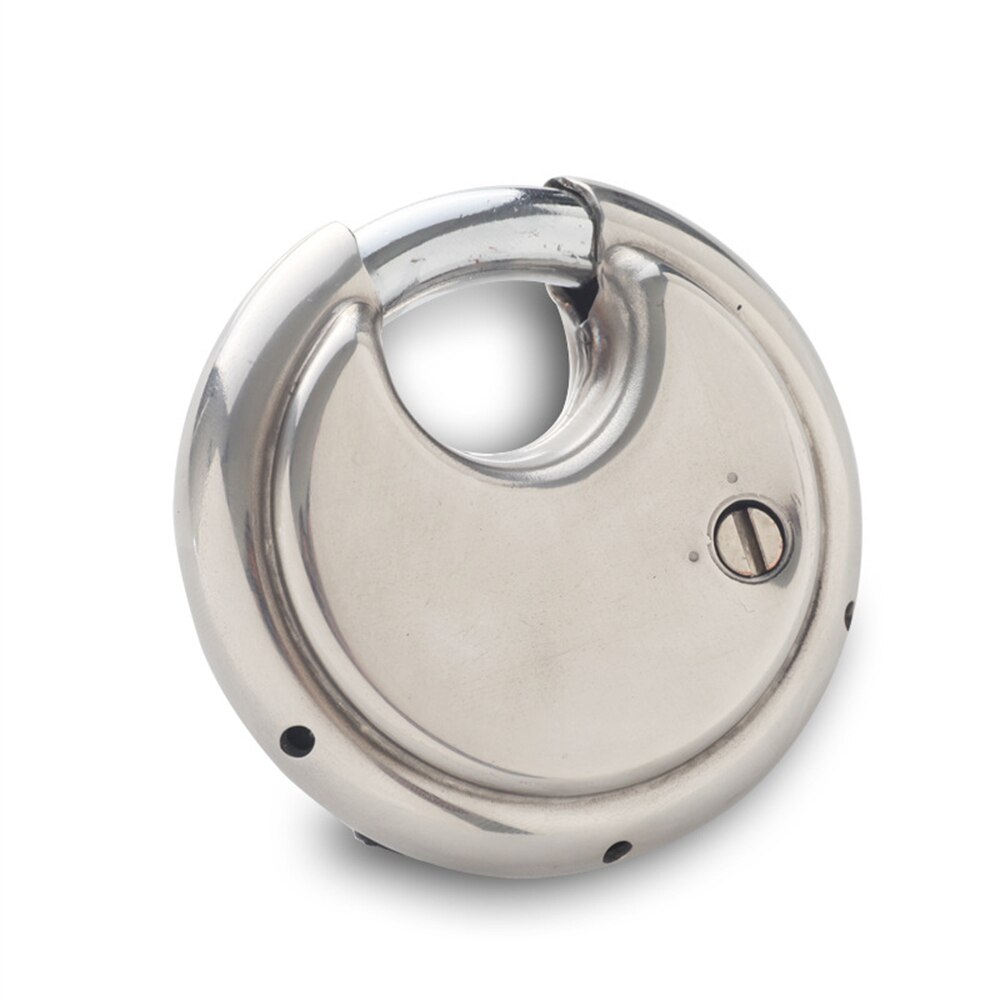 Large 4-Position Combination disc Padlock Stainless Steel Warehouse Outdoor Padlock Discus Lock with Hardened Steel Shackle