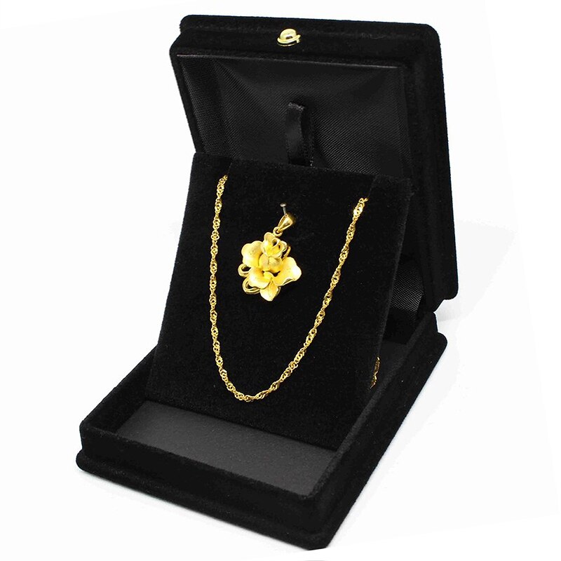 1 x Velvet Necklace Chain Jewelry Display Storage ... – Grandado