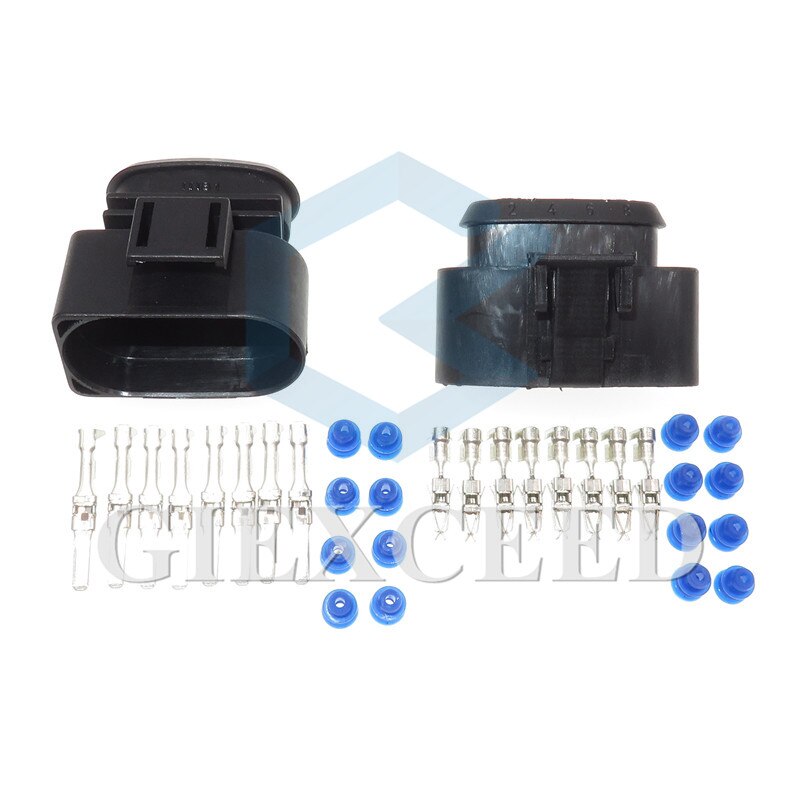 8 Pin 3.5Mm 3A0 973 834 3A0 973 734 Vrouwelijke Mannelijke 3A0973834 3A0973734 Waterdichte Auto Elektrische Connector Aansluitingen Voor vw