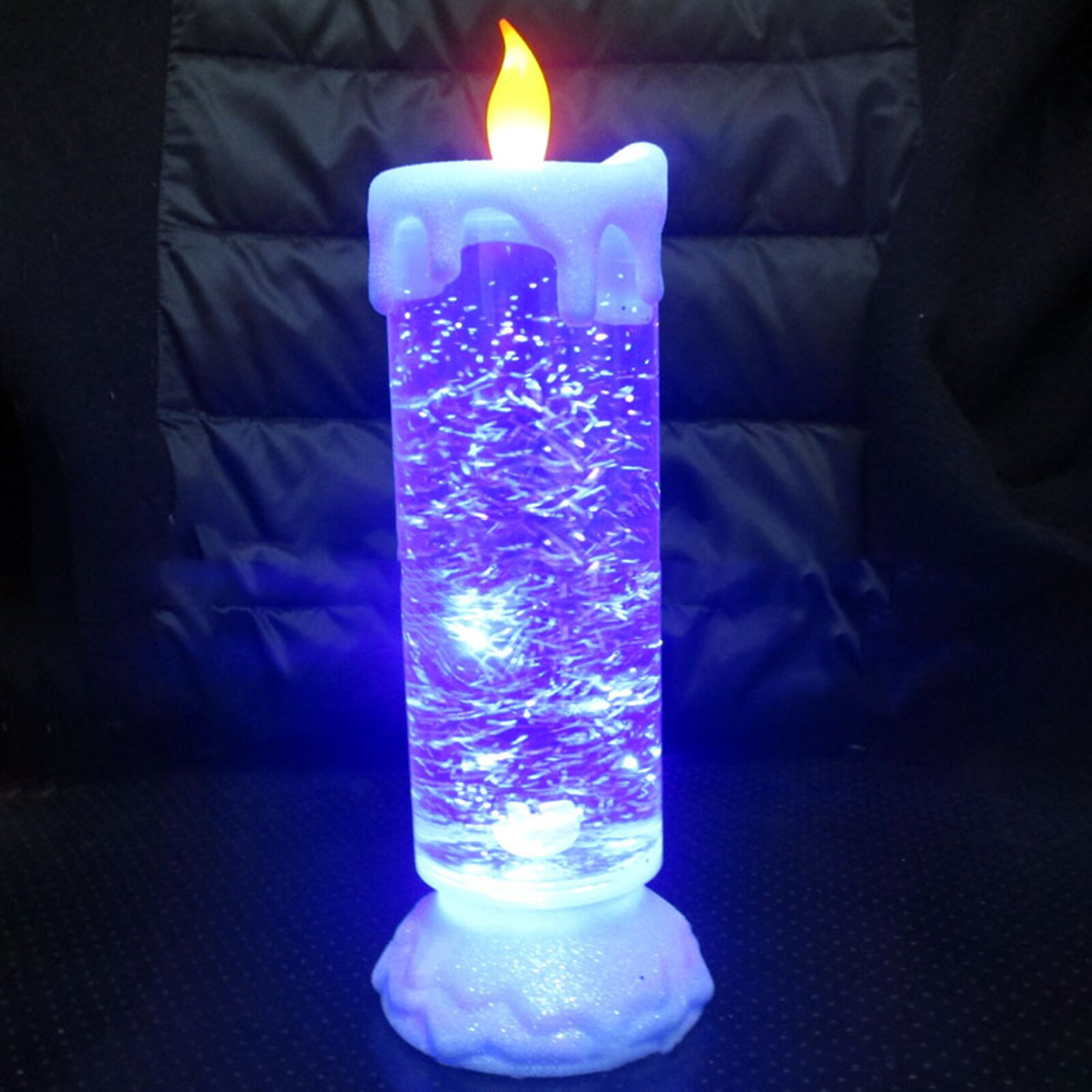 Farbe-Veränderbar Kerze bilden LED Nachtlicht Hause Schreibtisch Party Dekor Lampe Atmosphäbetreffend-Dekorative Lichter LED Nacht licht