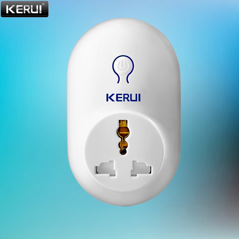 KERUI Home Security K52 WIFI GSM Alarm Systems 4.3 Inch TFT Color Display Wireless Burglar Smart Alarm System PIR Motion Sensor: S71 Smart Socket