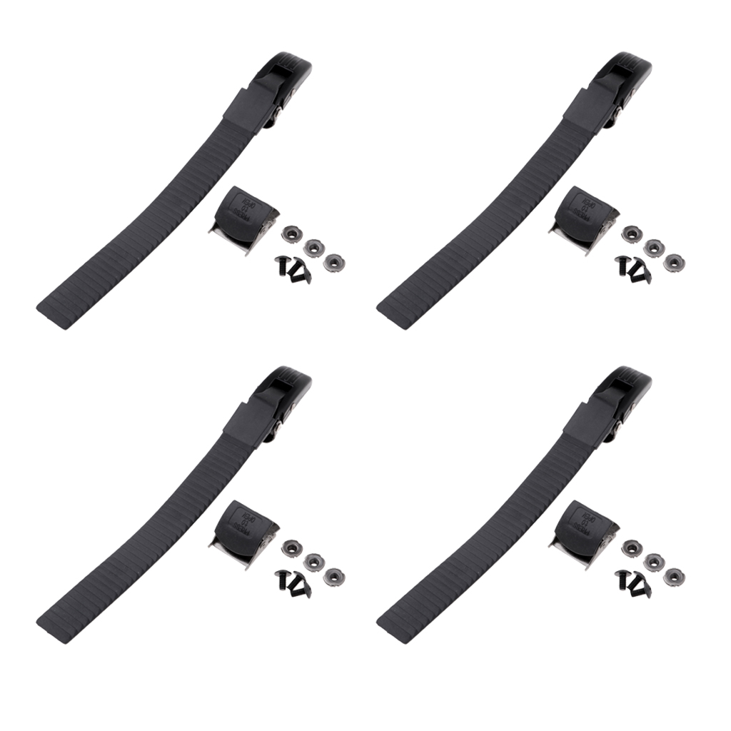 Perfeclan 4 x Inline Skate Strap fibbia con viti di serraggio sostituzione dadi