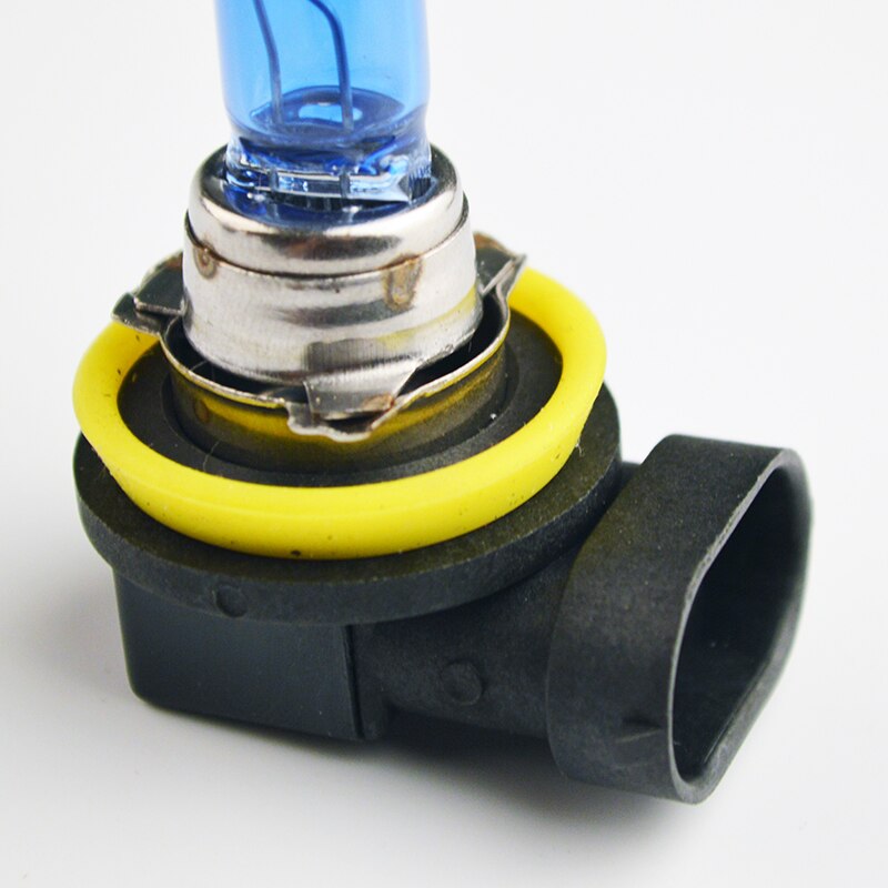 hippcron H11 Halogen Bulb 12V 100W Super White 5000K Quartz Glass Dark Blue Car HeadLight Lamp