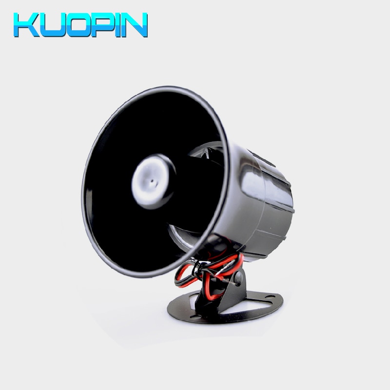 110dB DC 12V Wired Threaten Thieves Alarm Siren Horn For Home Security And Protection Wireless Alarm System Kits