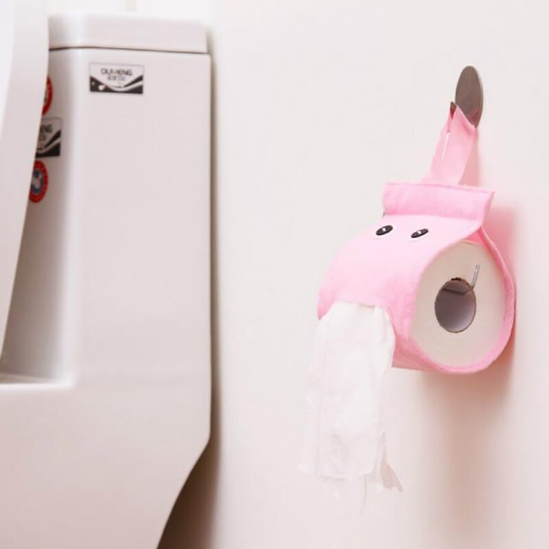 Elf Cute Cloth Lazy Tissue Box Storage Portable Hanging Paper Towel Set Kitchen Bathroom Living Room Decoration Paper Towel Tube