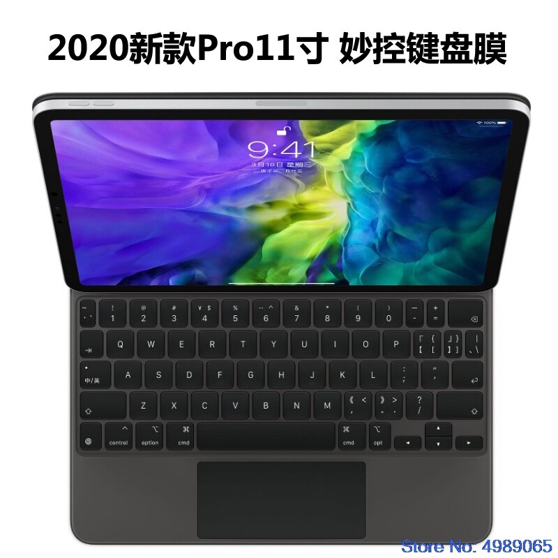 Euro eua para apple teclado mágico ipad pro 12.9 2020/ipad pro 11 2020 pro11 tpu teclado capa protetor pele: Magic ipad 11 2020