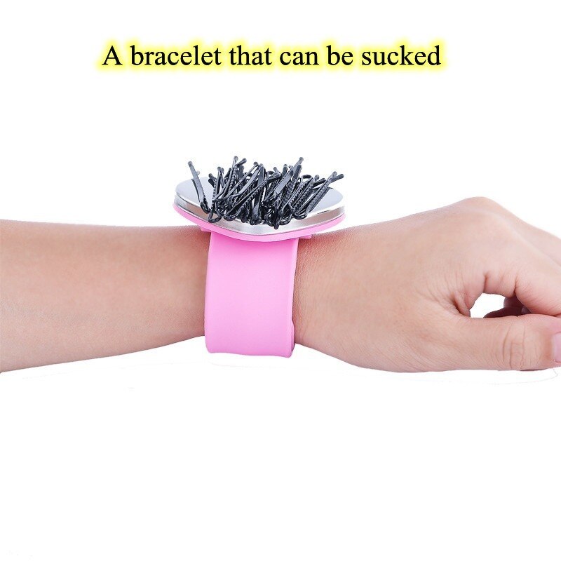 DIY Magnetic Sewing Tools Pins Sewing Accessories Safety Pin Cushion Pin Storage Wrist Band Arm Pin Holder Sewing Accessories