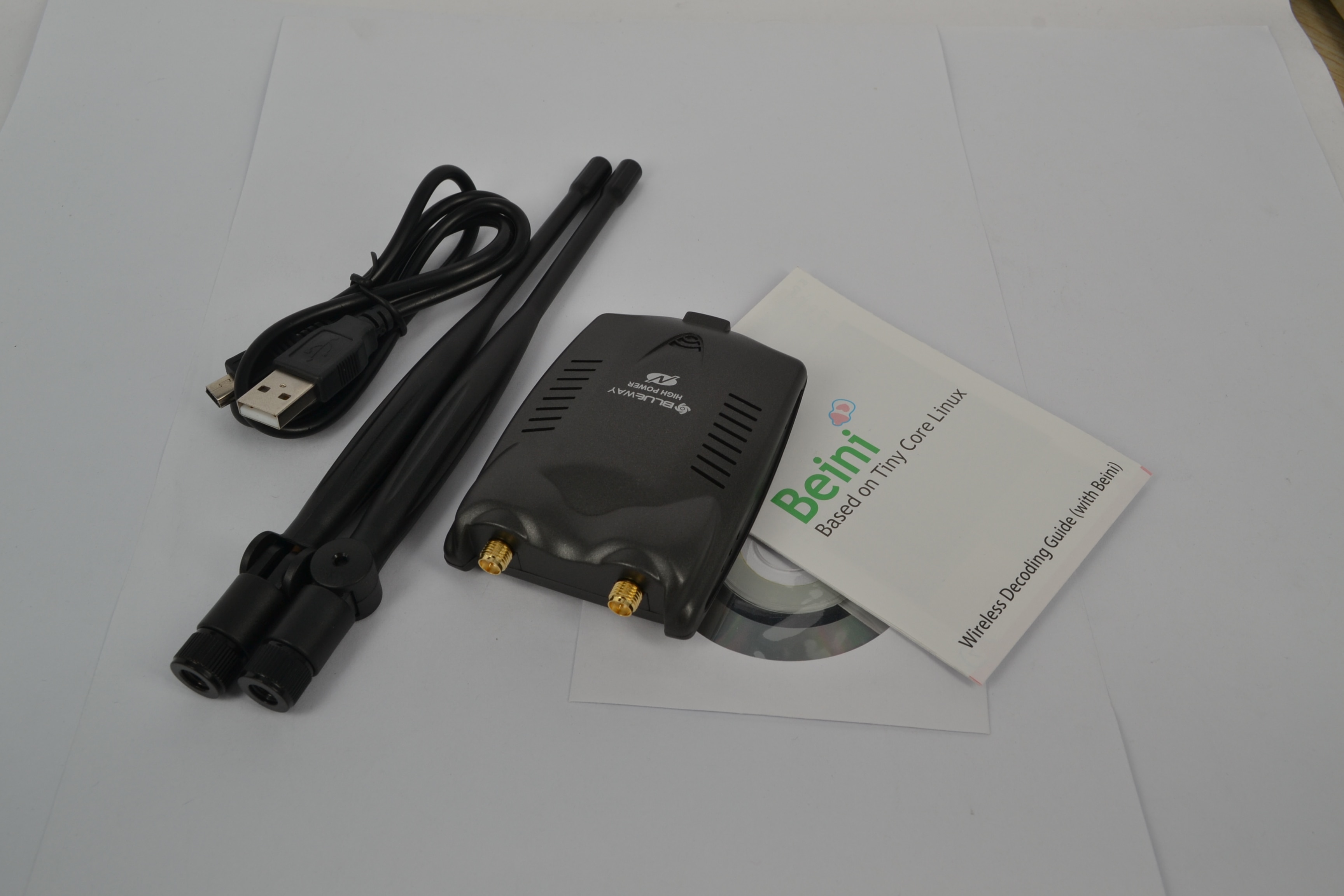 3070 High Power 3000mW USB 2.0 Password Cracking Wireless BlueWay BT-N9100 Beini free internet Dual Antenna Wifi Decoder Ralink