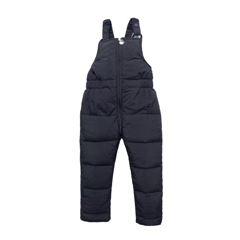 Tuta calda per bambini invernali autunno ragazze ragazzi Plus pantaloni spessi tuta per bambina per 1-5 anni tuta da sci per bambini: Black / 3T