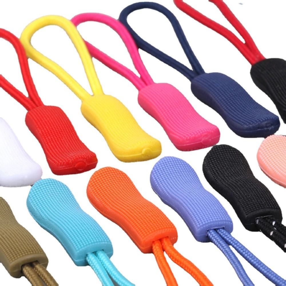Uiteinden 10 Stuks Rugzak Koffer Kleding Zip Fixer Reistas Fixer Zip Cord Rits Puller Rits Trekkoord Rits Touwen