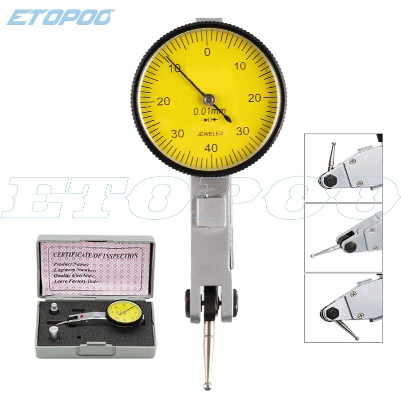 25.4mm/1&quot; Digital Dial Indicator Electronic Gauge Meter Metric/Inch With RS232 Data Magnetic Stand Holder Dial Test Indicator: dial test indicator