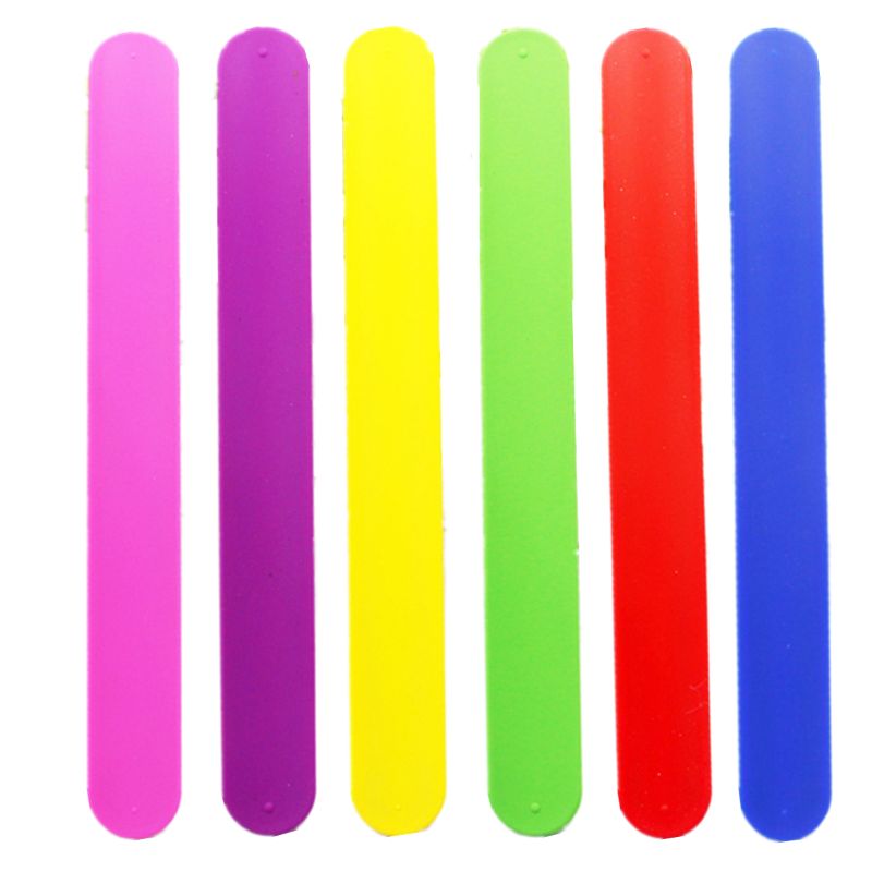 Silicone Slap Bracelets - 24-Pack Kids Soft Bracelets Party Favors for Girls and Boys Birthday, Classroom Rewards, Carni: Default Title