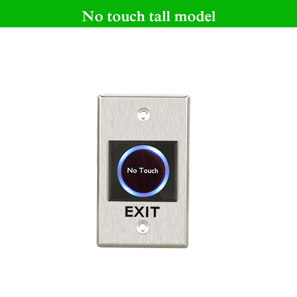 OBO HANDS Touch Exit Button Infrared Sensor No Touch Push Switch Contactless Release for Home Door Access Control Lock System: No touch tall