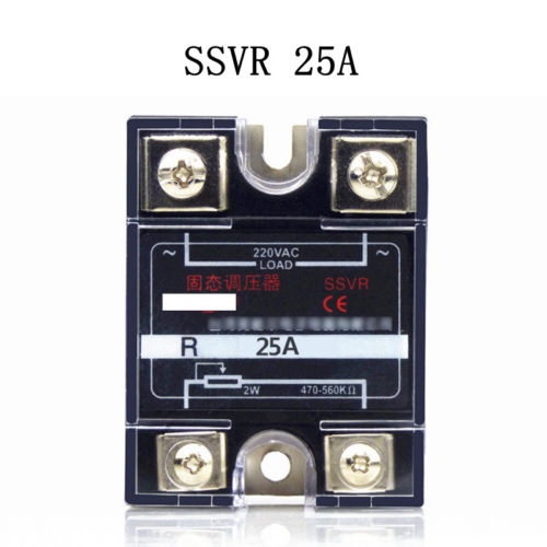 220v ac enfas ssvr 25a solid state spänningsregulator relä resistansreglerande modul