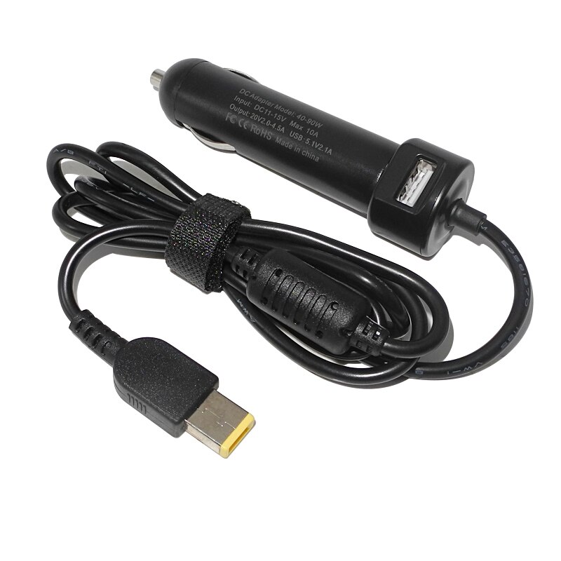 20V 3.25A 65W DC Car Charger Power Adapter for Lenovo ThinkPad T440p T460 T540p G50 G50-70 G50-70m G50-80 G50-45 G50-30 Laptop