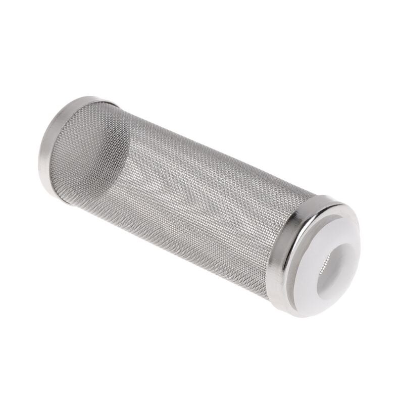 Edelstahl Aquarium Filter Eintrag Netz Garnelen Zylinder Aquarium Zufluss Einlass