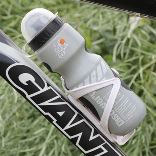 Bicycle Water Bottle Tour De France Sports Environmental Protection Mountain Bike Cup Cycling Equipment Bicycle Plastic Bottle: Grey