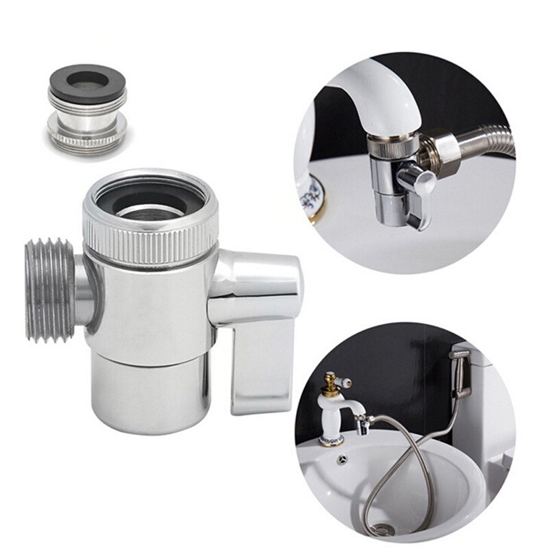 Bathroom Faucet Double Handle Dual Control Nozzle Single Cold Spray Gun Faucet Stainless Steel Toilet Faucet