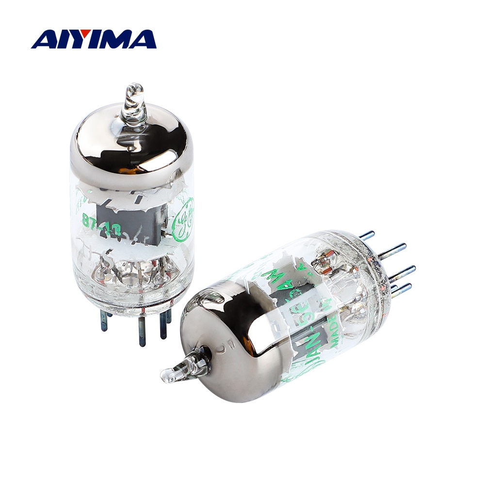 Aiyima 2Pcs Ge 5654W Vacuüm Buis Klep Vacuüm Elektronische Buis Upgrade Voor 6J1 6m1 6AK5 6J1P EF95 Pairing versterker Audio
