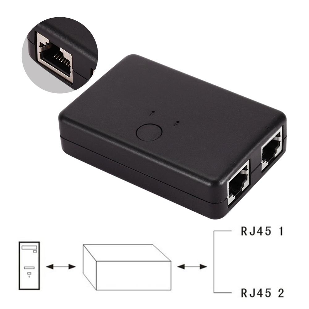 Ethernet Netwerk Switch RJ45 Splitter 1-In-2-Out/2-In-1-Out usb Powered Kantoor Netwerk Hub