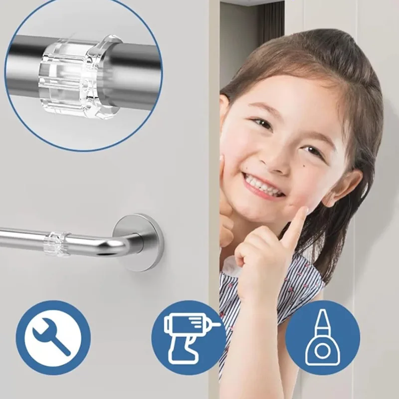Transparante Deurstop Deurklink Muurbeschermingen Meubelbeschermingen Pad Home Improvement Anti-Shock Borgring Stop