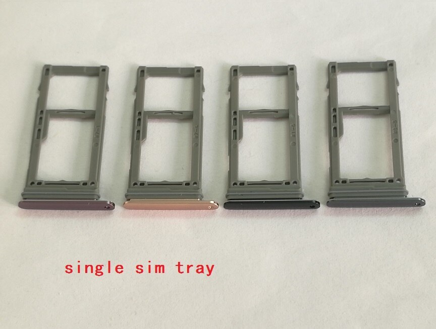 50pcs/lot For Samsung Galaxy S9 S9 Plus Single/ Dual Sim Card Reader Holder Sim Tray Replacement Part