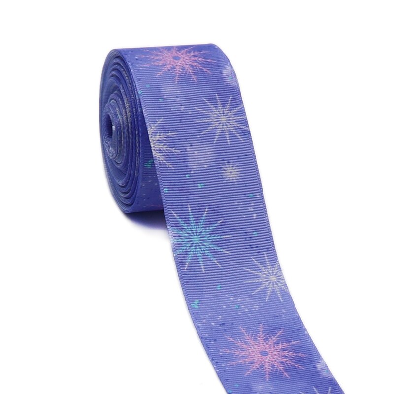 5 Yards 1.5" 38MM Purple Starry Sky Printed Ribbon For Hair Bows DIY Crafts Handmade Accessories Y2020121703: 2004087